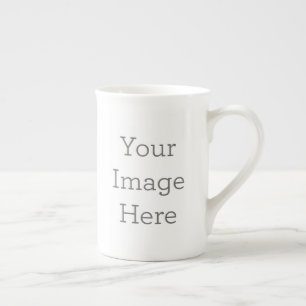 Erstellen Sie Ihre eigene Knochen-China-Tasse Prozellantasse