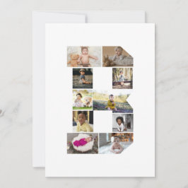 Erstellen Sie Ihre eigene Letter-B-FotoCollage Ankündigung
