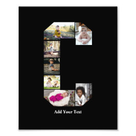 Erstellen Sie Ihre eigene Letter-C-FotoCollage Fotodruck