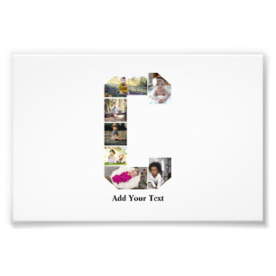 Erstellen Sie Ihre eigene Letter-C-FotoCollage Fotodruck