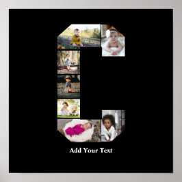 Erstellen Sie Ihre eigene Letter-C-FotoCollage Poster