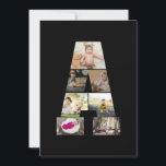 Erstellen Sie Ihre eigene Letter-Collage Karte<br><div class="desc">Diese Monogramm-Foto-Collage ist ein personalisiertes Design,  das ein fett formatiertes Monogramm (Initialen oder Buchstaben) mit einer Sammlung von Fotos kombiniert,  die in oder um es herum künstlerisch angeordnet sind. Es ist eine stilvolle Art,  Erinnerungen zu präsentieren und gleichzeitig eine einzigartige,  elegante Touch zu Dekoration oder Geschenken hinzuzufügen.</div>