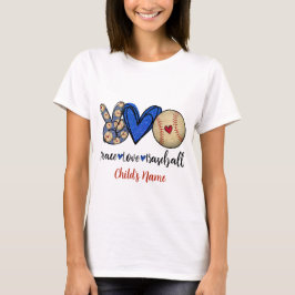 Erstellen Sie Ihre eigene Liebe für Frieden und Ba T-Shirt