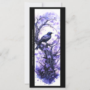 Erstellen Sie Ihre eigene Lila Raven Lesezeichen C
