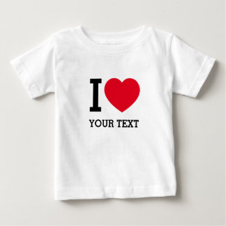 Erstellen Sie Ihre eigene lustige I-Liebe Baby T-shirt