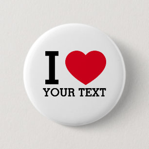 Erstellen Sie Ihre eigene lustige I-Liebe Button