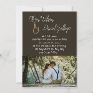 Erstellen Sie Ihre eigene luxuriöse Hochzeitseinla Einladung