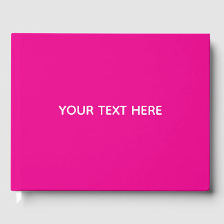 Erstellen Sie Ihre eigene Magenta-Einladungspostka Gästebuch