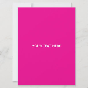Erstellen Sie Ihre eigene Magenta-Einladungspostka Karte