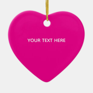 Erstellen Sie Ihre eigene Magenta-Einladungspostka Keramik Ornament