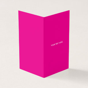 Erstellen Sie Ihre eigene Magenta-Einladungspostka Visitenkarten