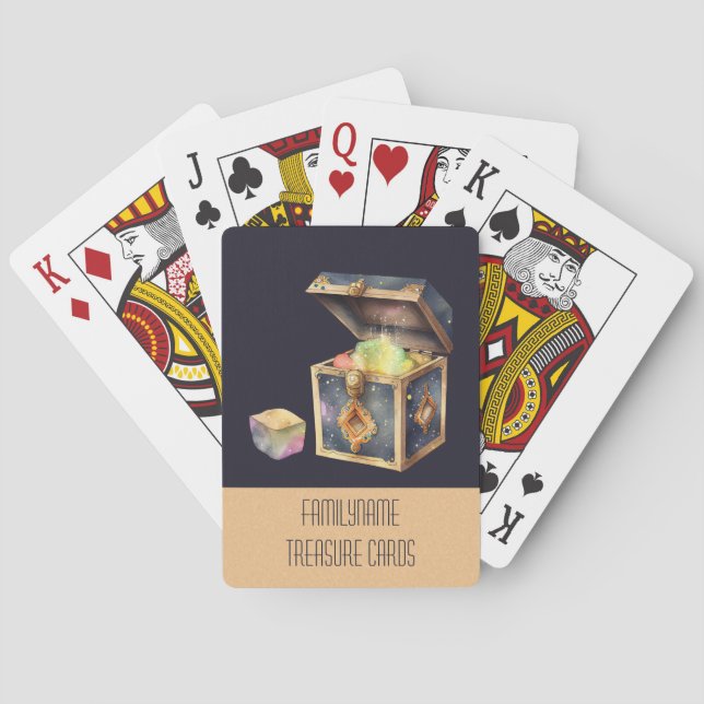 Erstellen Sie Ihre eigene Magic Box & Gem Spielkarten (Rückseite)