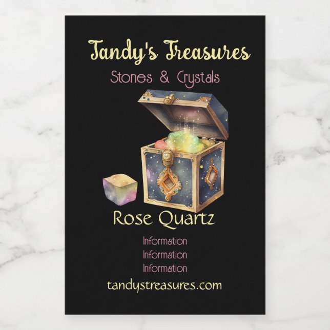 Erstellen Sie Ihre eigene Magic Box & Gem Weinetikett (Einzelnes Label)