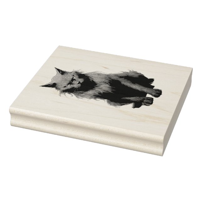 Erstellen Sie Ihre eigene magische schwarze Katze Gummistempel (Stempel)