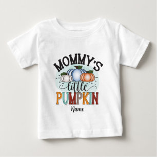 Erstellen Sie Ihre eigene Mama's Little Pumpkin Baby T-shirt