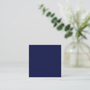 Erstellen Sie Ihre eigene marineblaue individuelle Quadratische Visitenkarte