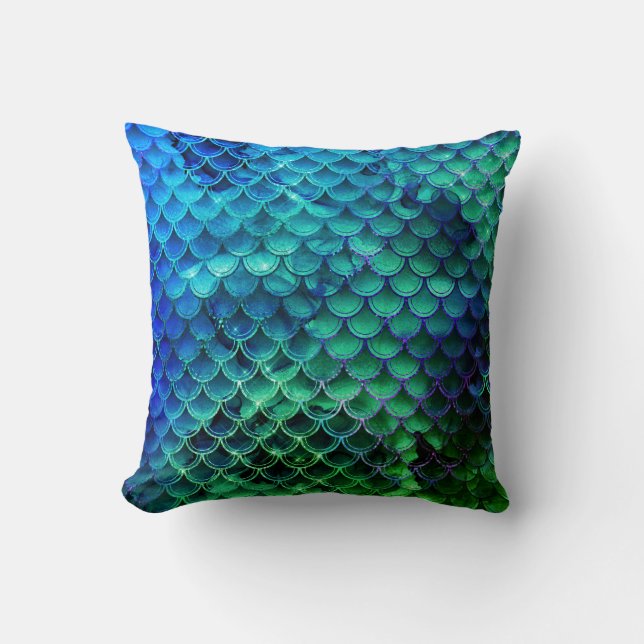 Erstellen Sie Ihre eigene Mermaid Décor Personalis Kissen (Vorderseite)