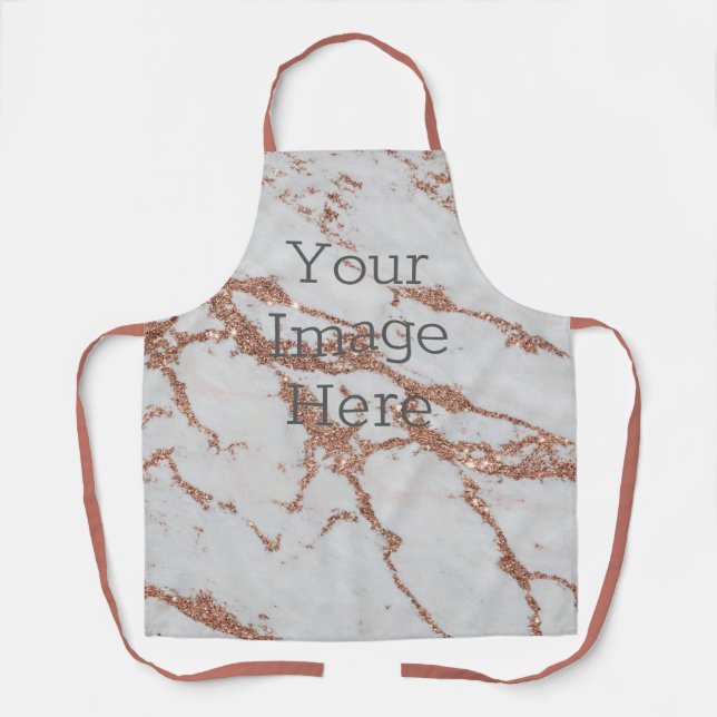Erstellen Sie Ihre eigene metallische Rose Gold, w Schürze (Vorderseite)