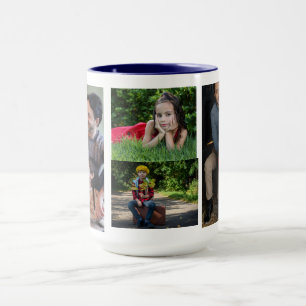 Erstellen Sie Ihre eigene moderne 2-Foto-Collage-T Tasse