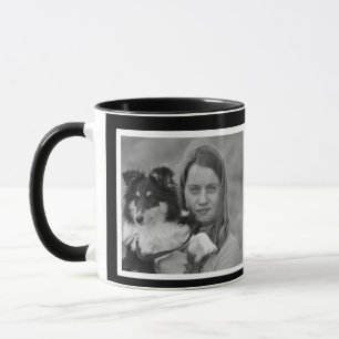 Erstellen Sie Ihre eigene moderne 2-Foto-Collage Tasse