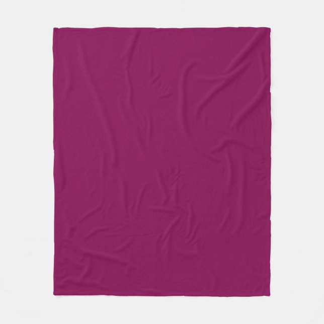 Erstellen Sie Ihre eigene moderne Elegant Solid Wi Fleecedecke (Vorderseite)