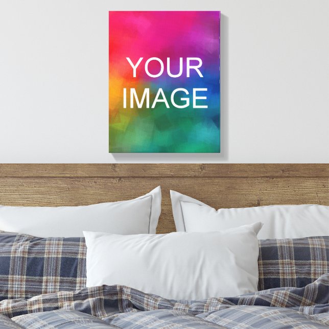 Erstellen Sie Ihre eigene moderne elegante vertika Leinwanddruck (Insitu (Schlafzimmer))