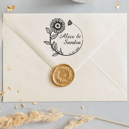 Erstellen Sie Ihre eigene moderne Runde Permastempel