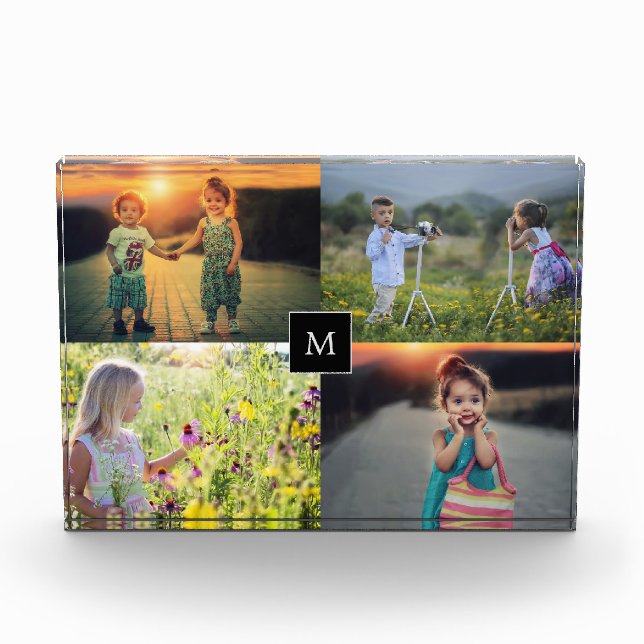 Erstellen Sie Ihre eigene, monogrammatierte Fotoco Fotoblock (Vorderseite)