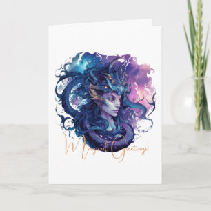 Erstellen Sie Ihre eigene mythische Medusa Gorgon Karte