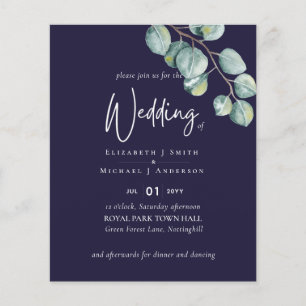 Erstellen Sie Ihre eigene NAVY White Sage Eukalypt Flyer