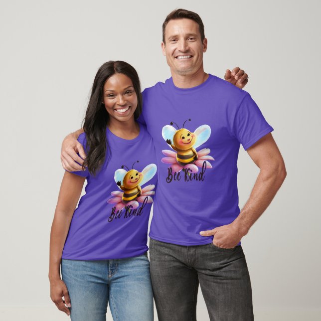 Erstellen Sie Ihre eigene Niedliche Bienenart auf  T-Shirt (Unisex)