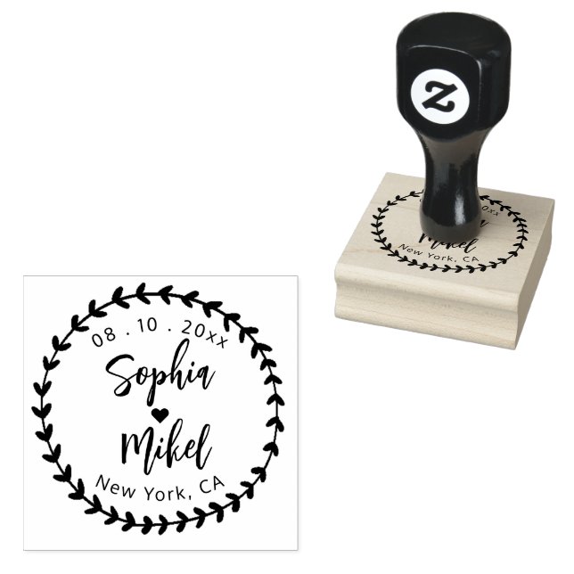 Erstellen Sie Ihre eigene Niedliche Runde Save the Gummistempel (Stempel)