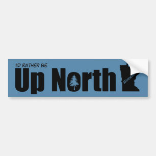 Erstellen Sie Ihre eigene North Minnesota Autoaufkleber