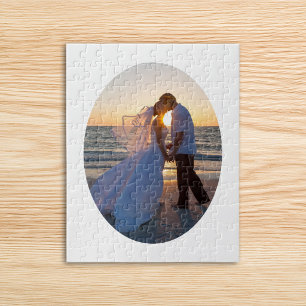 Erstellen Sie Ihre eigene ovale Form Hochzeit 8x10