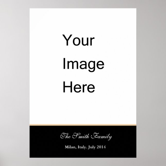 Erstellen Sie Ihre eigene, passen Sie die Zazzle-V Poster (Vorne)