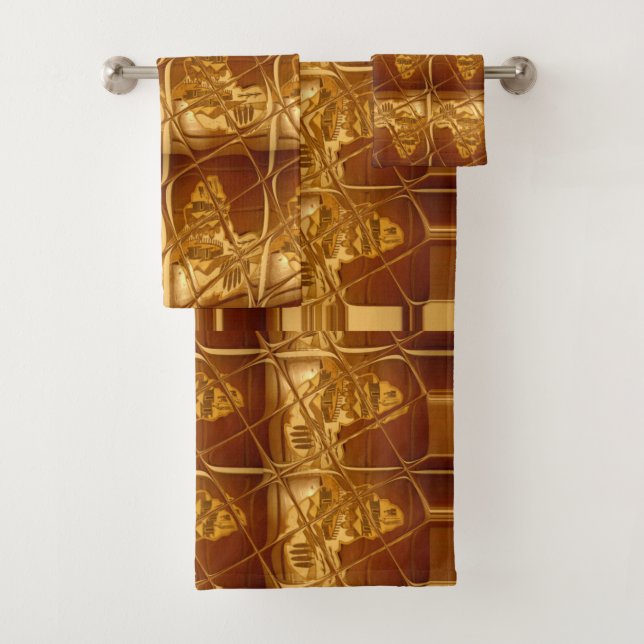 Erstellen Sie Ihre eigene perfekte afrikanische Fa Badhandtuch Set (Insitu)