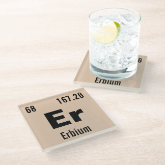 Erstellen Sie Ihre eigene periodische Tabelle der Glasuntersetzer