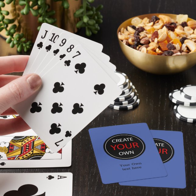 Erstellen Sie Ihre eigene - Personalisiert, marken Spielkarten (In Situ)
