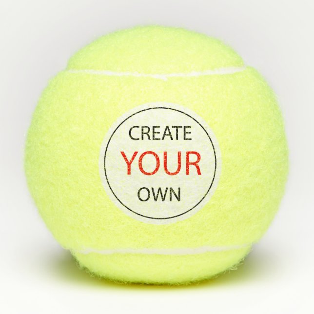 Erstellen Sie Ihre eigene - Personalisiert, marken Tennisbälle (Vorderseite)