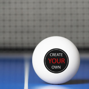 Erstellen Sie Ihre eigene - Personalisiert, marken Tischtennisball