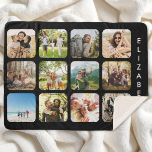 Erstellen Sie Ihre eigene Personalisierte 12-FotoC Sherpadecke
