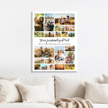 Erstellen Sie Ihre eigene Personalisierte 22-FotoC Leinwanddruck<br><div class="desc">Machen Sie Ihre eigene Leinwand mit 22 Ihrer hochgeschätzten Foto-Erinnerungen in einer modernen Gitter-Stil Foto Collage. Fügen Sie einfach Ihre Bilder und Texte für die Foto Wandkunst oder personalisierte Geschenke für Familie und Freunden hinzu.</div>