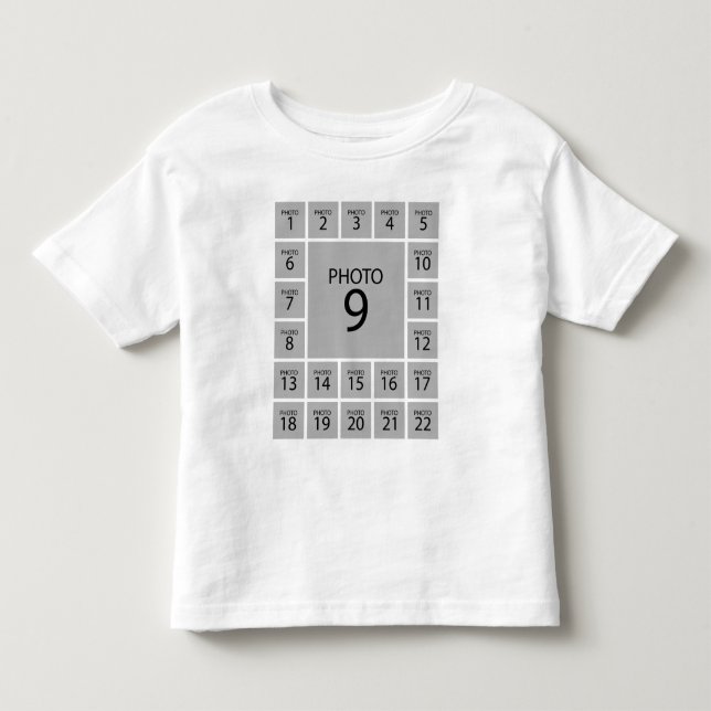 Erstellen Sie Ihre eigene Personalisierte 22-FOTOK Kleinkind T-shirt (Vorderseite)