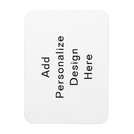 erstellen Sie Ihre eigene personalisierte 3" x 4" Magnet