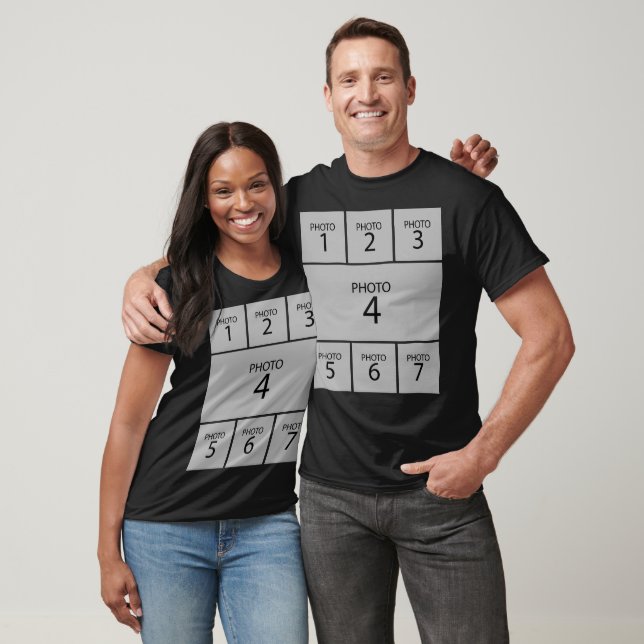 Erstellen Sie Ihre eigene Personalisierte 7-FOTOKO T-Shirt (Unisex)