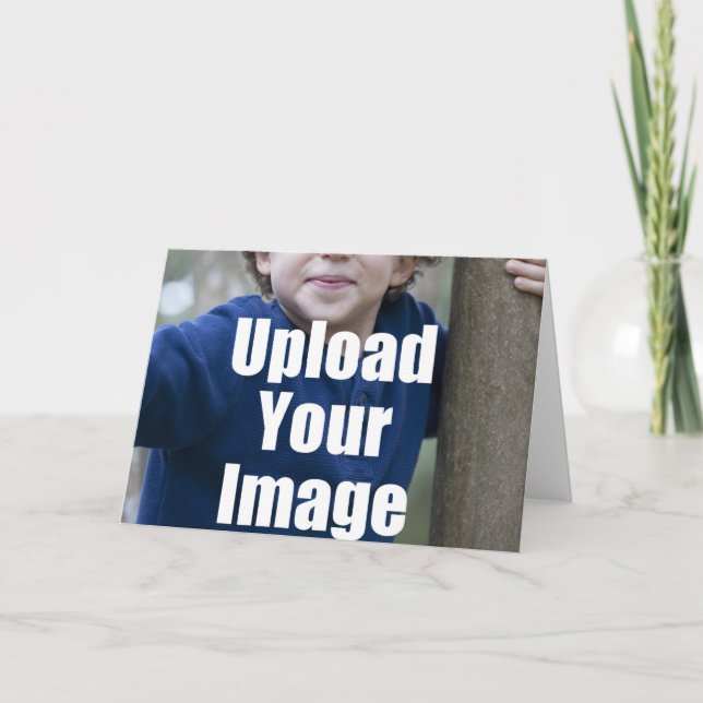 Erstellen Sie Ihre eigene Personalisierte Foto-Tas Karte (Vorderseite)