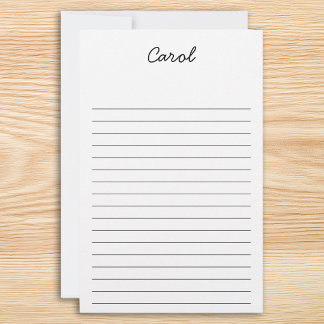 Erstellen Sie Ihre eigene personalisierte Linie Briefpapier