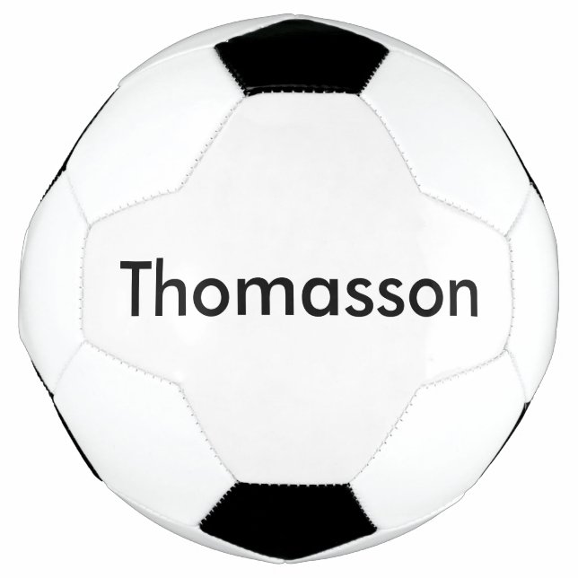 Erstellen Sie Ihre eigene Personalisierte Minimali Fußball (Vorderseite)