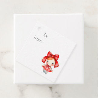 Erstellen Sie Ihre eigene personalisierte rote Spi Geschenkanhänger