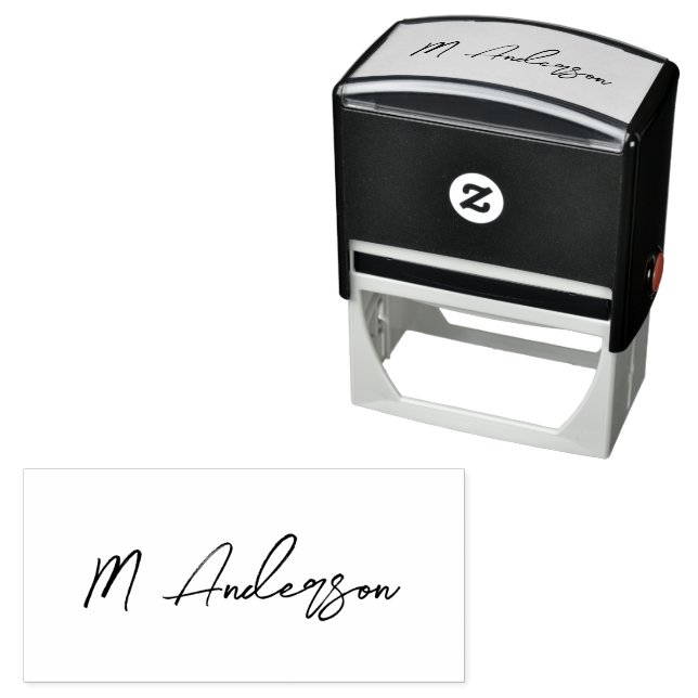 Erstellen Sie Ihre eigene Personalisierte Signatur Permastempel (Beispiel)
